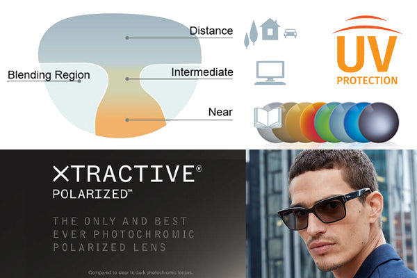 Prescription progressive palrized transitions Sunglasses