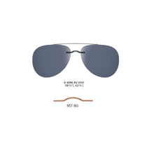 Lade das Bild in den Galerie-Viewer, Sonnenbrille Silhouette, Modell: CLIPON50901 Farbe: A30101
